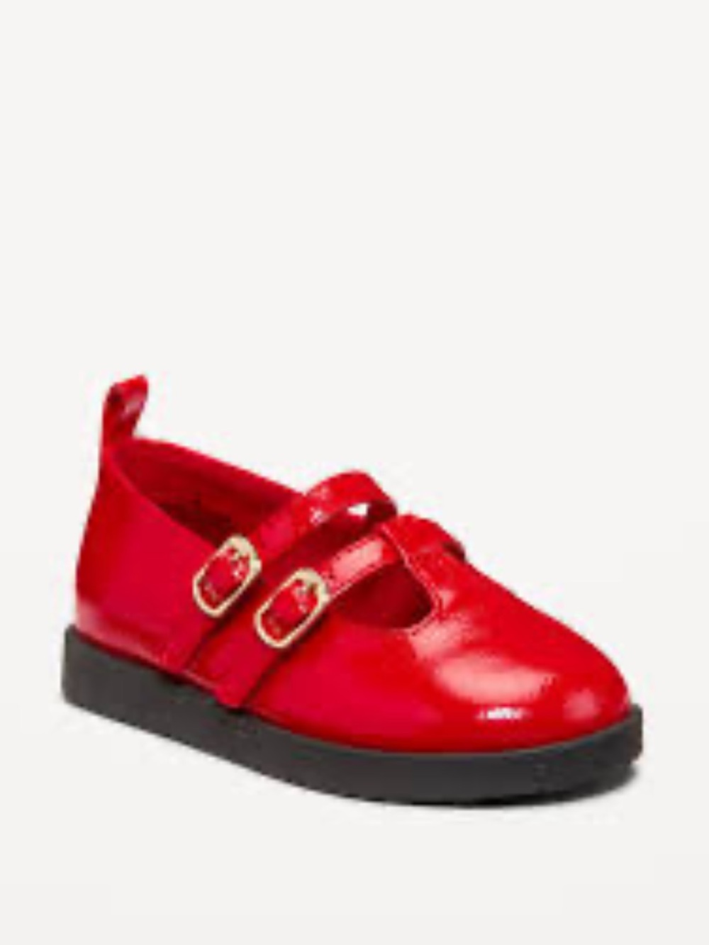 Old Navy Girls' Red Patent Mary Jane Sandals size 7 BNWOT